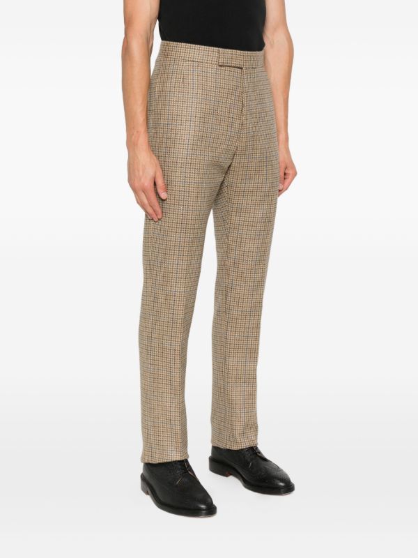 Thom Browne Checked Straight-leg Trousers | Browns Regular & Straight-Leg Jeans