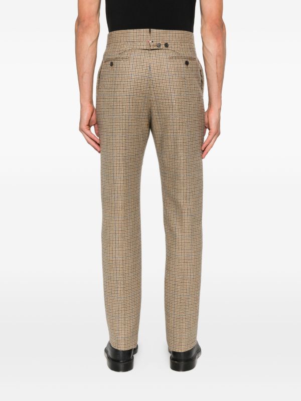 Thom Browne Checked Straight-leg Trousers | Browns Regular & Straight-Leg Jeans