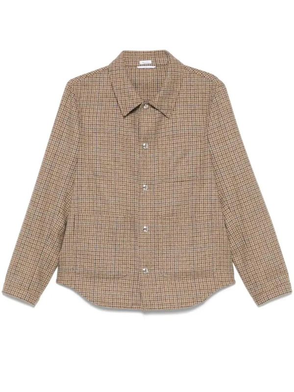 Thom Browne checked tweed jacket | Browns Shirt Jackets