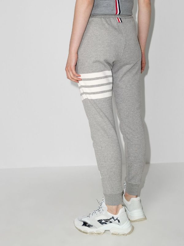 Thom Browne Grey 4-bar Stripe Track Pants | Browns Sweatpants