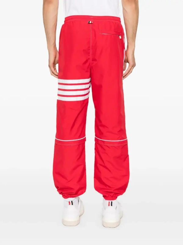 Thom Browne Mid-rise Ripstop Track Pants | Browns Sweatpants