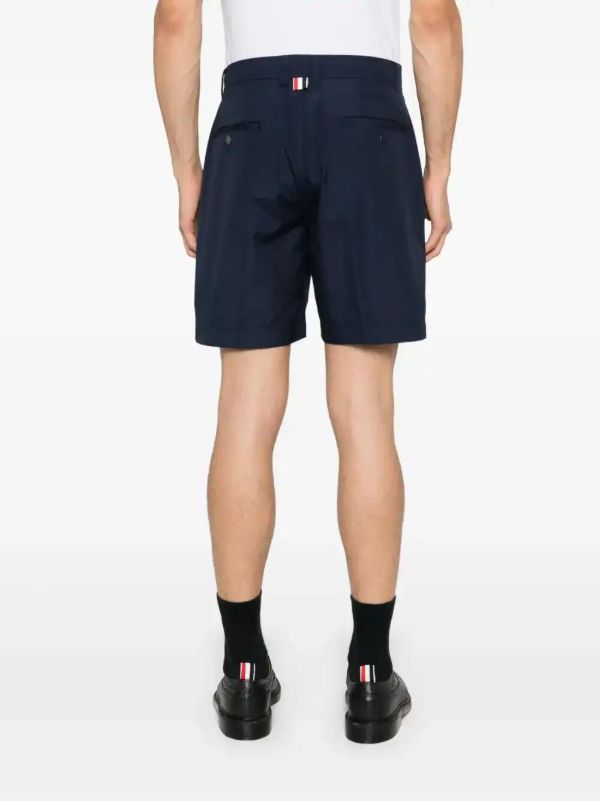 Thom Browne RWB-Tab Chino Shorts | Browns Khaki Shorts