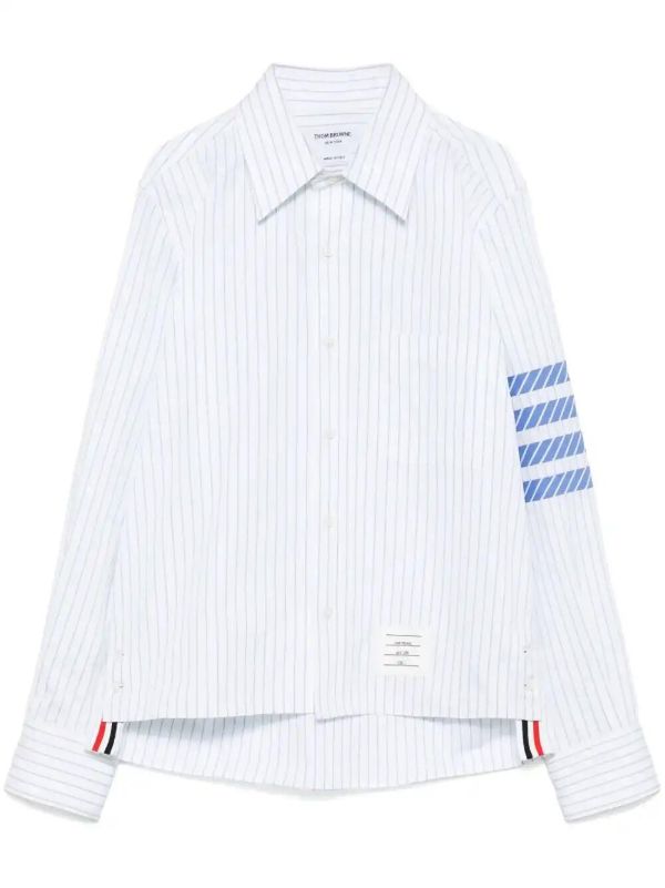 Thom Browne striped 4-bar shirt | Browns Shirts