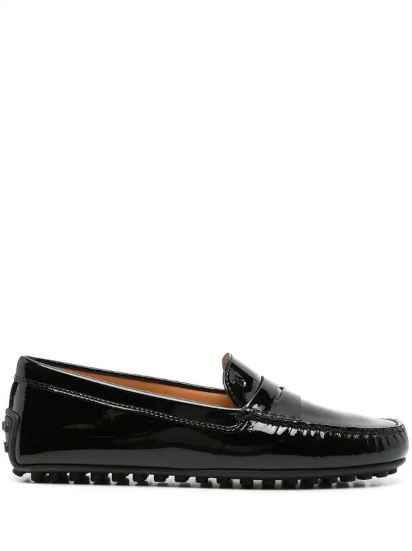 Tod's penny slot patent-leather loafers | Browns Loafers