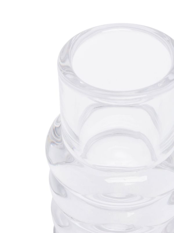 Tom Dixon Clear Press Glass Vase | Browns Vases