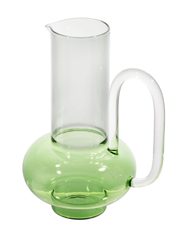 Tom Dixon Green Bump Glass Jug | Browns Glassware