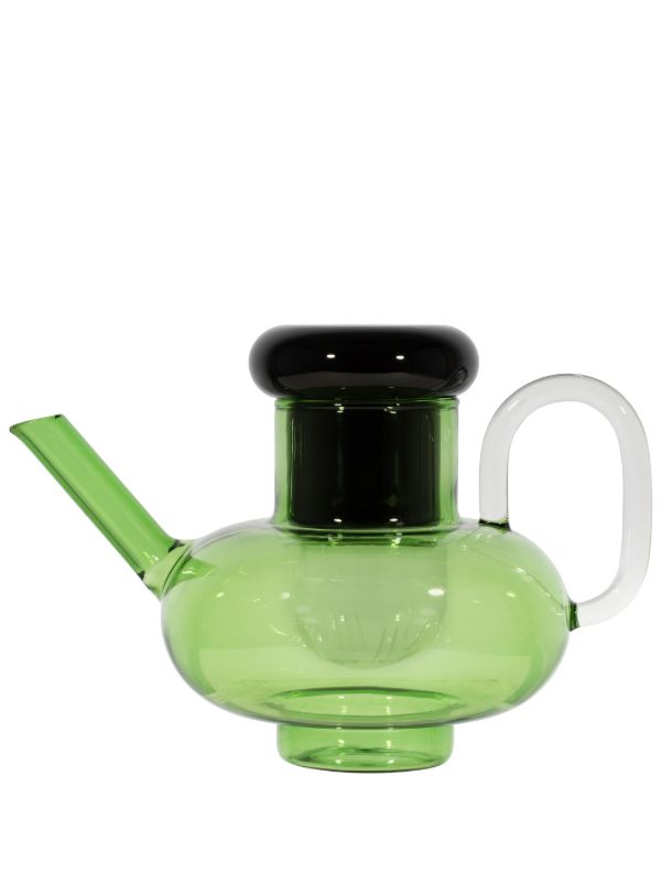 Tom Dixon Green Bump Glass Tea Pot | Browns Homeware