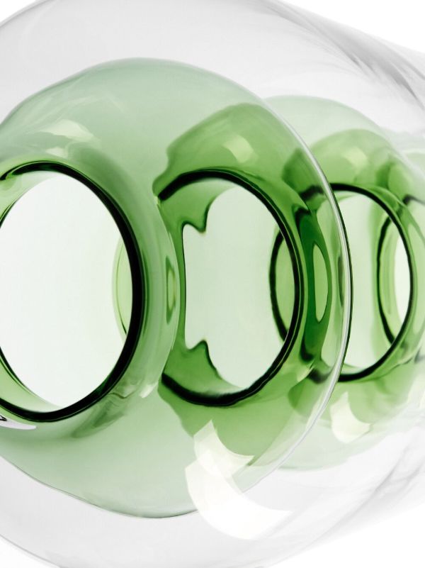 Tom Dixon Green Bump Tall Glass Vase | Browns Homeware