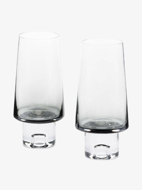 Tom Dixon Grey Tank Highball Glass Set | Browns Glassware