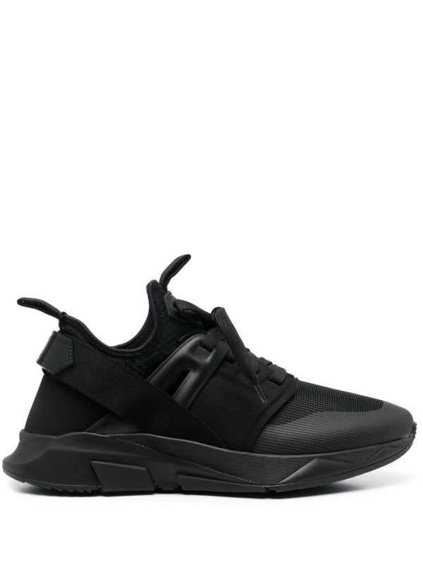 TOM FORD Black Jago low-top sneakers | Browns Low-Tops