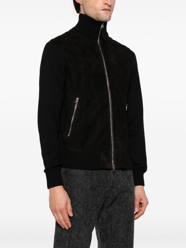 TOM FORD Black Suede Jacket | Browns Leather Jackets