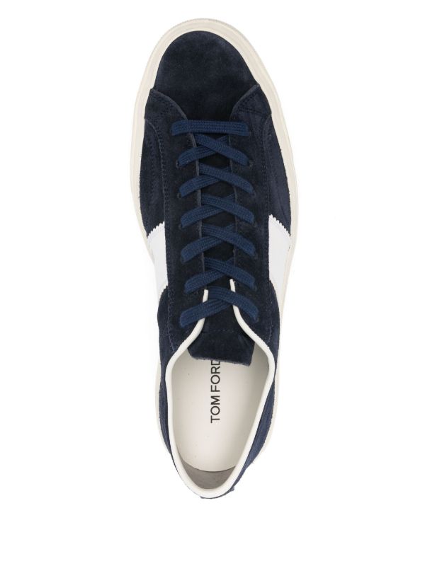 TOM FORD Blue Cambridge Sneakers | Browns Low-Tops