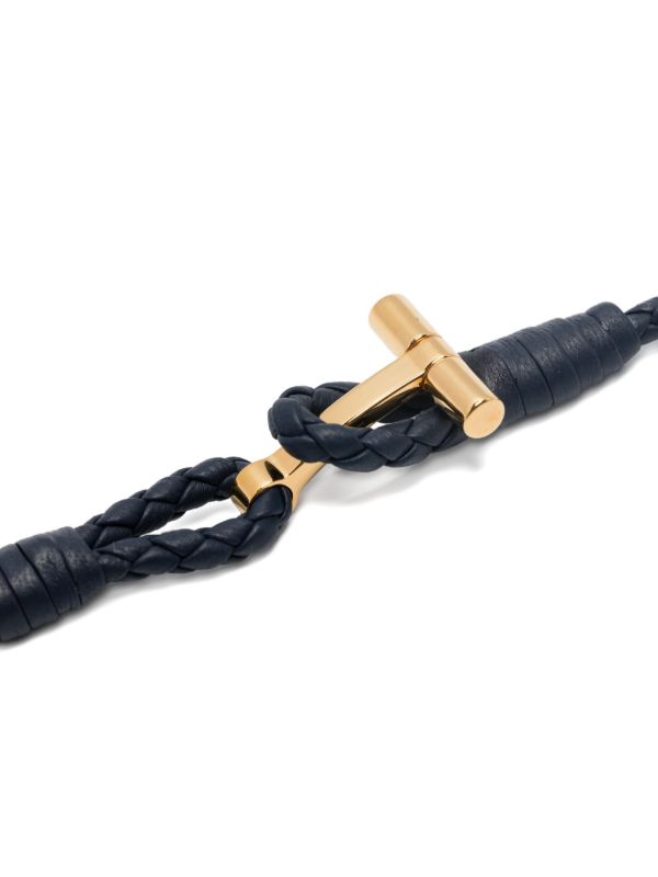 TOM FORD Braided Leather Bracelet | Browns Bracelets