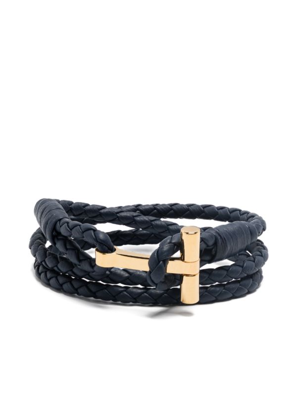 TOM FORD braided leather bracelet | Browns Bracelets