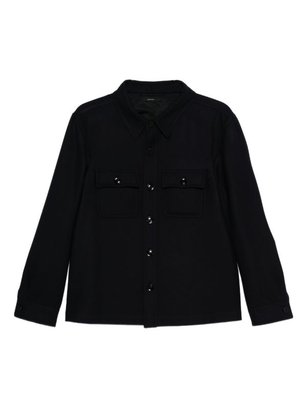 TOM FORD button-down flap-pocket shirt jacket | Browns Shirt Jackets