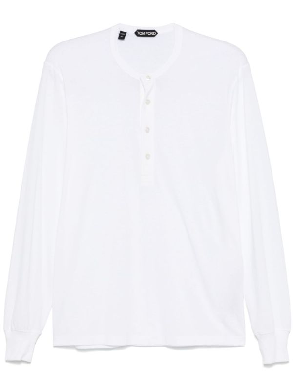 TOM FORD Button-Placket T-Shirt | Browns T-Shirts