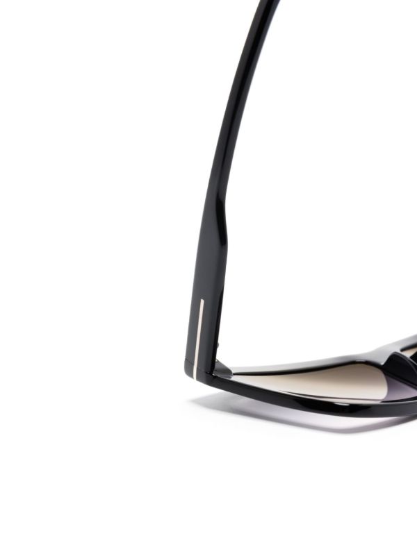 TOM FORD Eyewear Black Eden Geometric-Frame Sunglasses | Browns Sunglasses