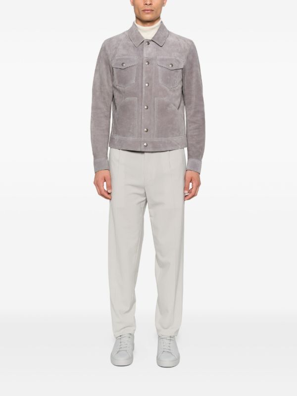 TOM FORD Flap-pocket Suede Jacket | Browns Leather Jackets