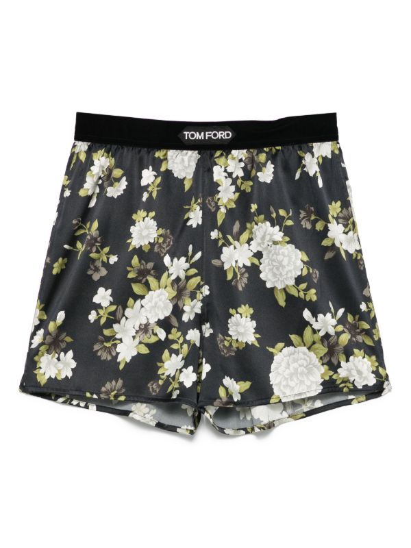 TOM FORD floral-print pyjama shorts | Browns Pyjama Bottoms