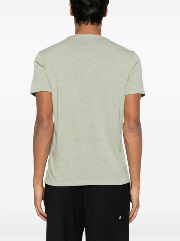 TOM FORD Green Mélange-Effect T-Shirt | Browns T-Shirts