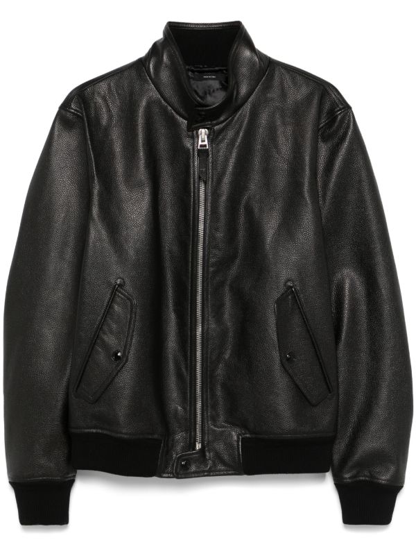 TOM FORD Harrington Leather Jacket | Browns Leather Jackets