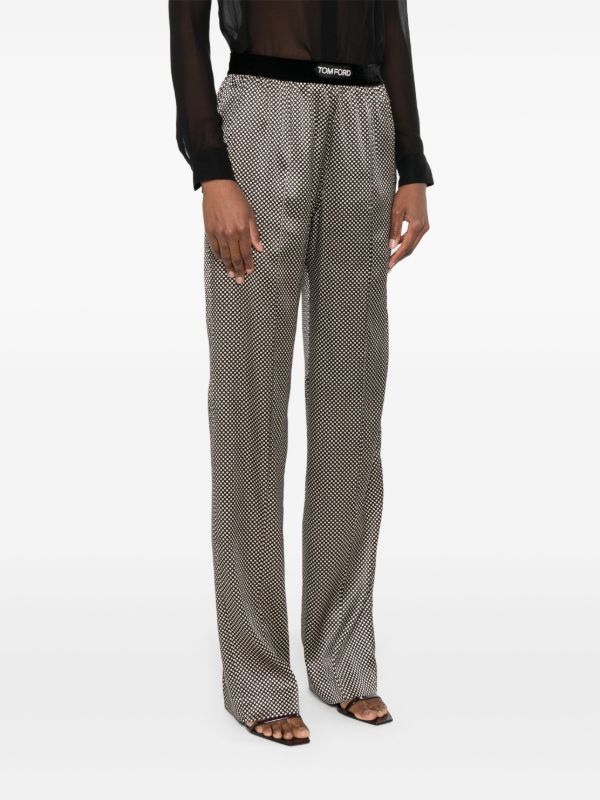 TOM FORD Polka Dot-print Trousers | Browns Straight-Leg Pants