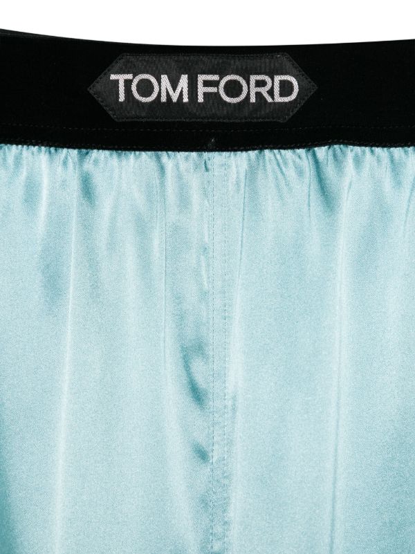 TOM FORD Satin Pyjamas Shorts | Browns Pyjama Bottoms