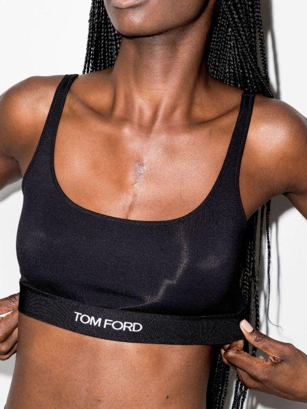 TOM FORD Signature Logo-tape Bralette | Browns Bras