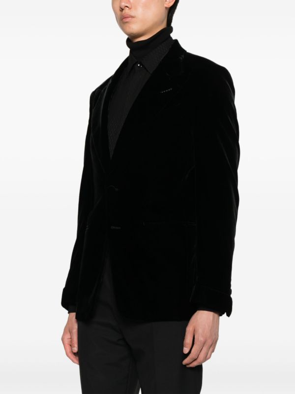 TOM FORD Single-breasted Velvet Blazer | Browns Blazers