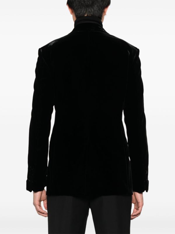 TOM FORD Single-breasted Velvet Blazer | Browns Blazers