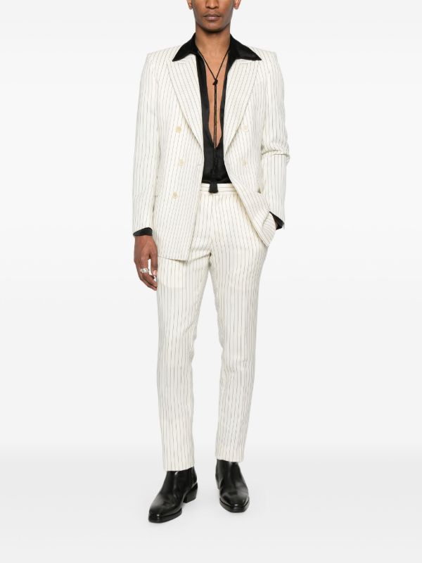 TOM FORD Striped Trousers | Browns Tapered Pants