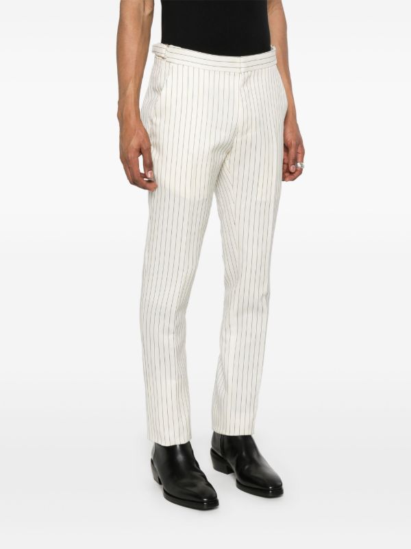 TOM FORD Striped Trousers | Browns Tapered Pants