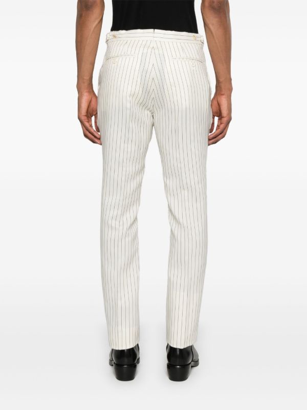 TOM FORD Striped Trousers | Browns Tapered Pants