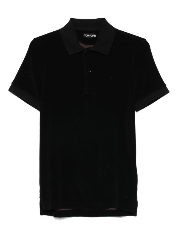 TOM FORD towelling-finish polo shirt | Browns Polo Shirts