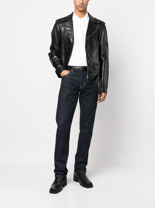 TOM FORD White Cotton Polo Shirt | Browns Polo Shirts