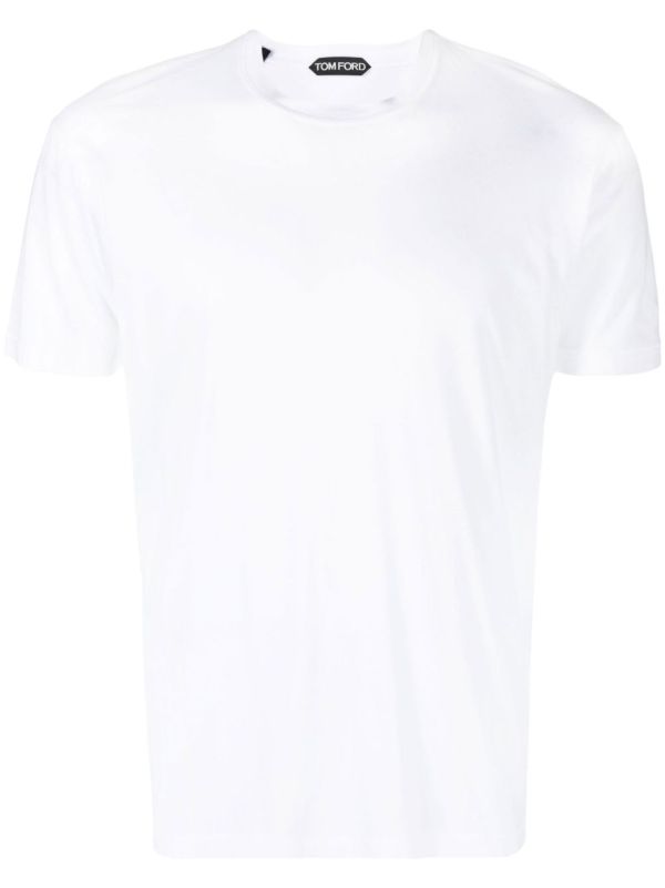 TOM FORD white crew-neck T-shirt | Browns T-Shirts