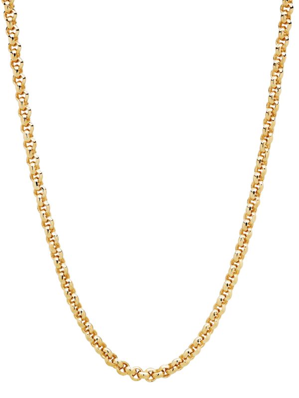 Tom Wood 9K Gold Plated Curb Chain Necklace | Browns Necklaces