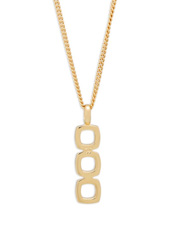 Tom Wood 9K Gold Plated Sterling Silver Pendant Necklace | Browns Necklaces