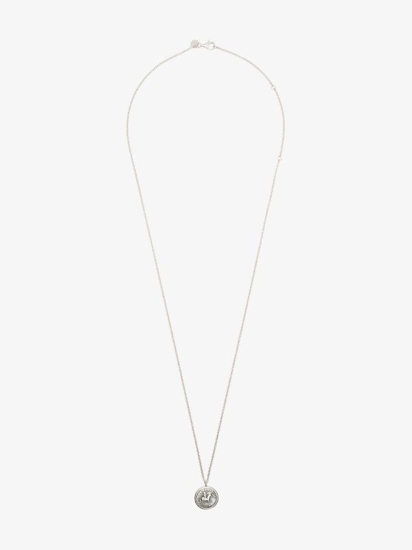 Tom Wood coin pendant necklace | Browns Necklaces