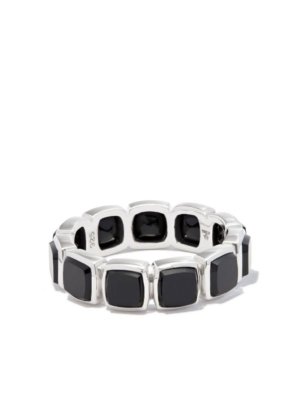 Tom Wood Cushion onyx band ring | Browns Rings