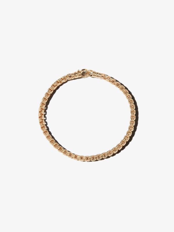 Tom Wood gold-plated Venetian Double M chain bracelet | Browns Bracelets