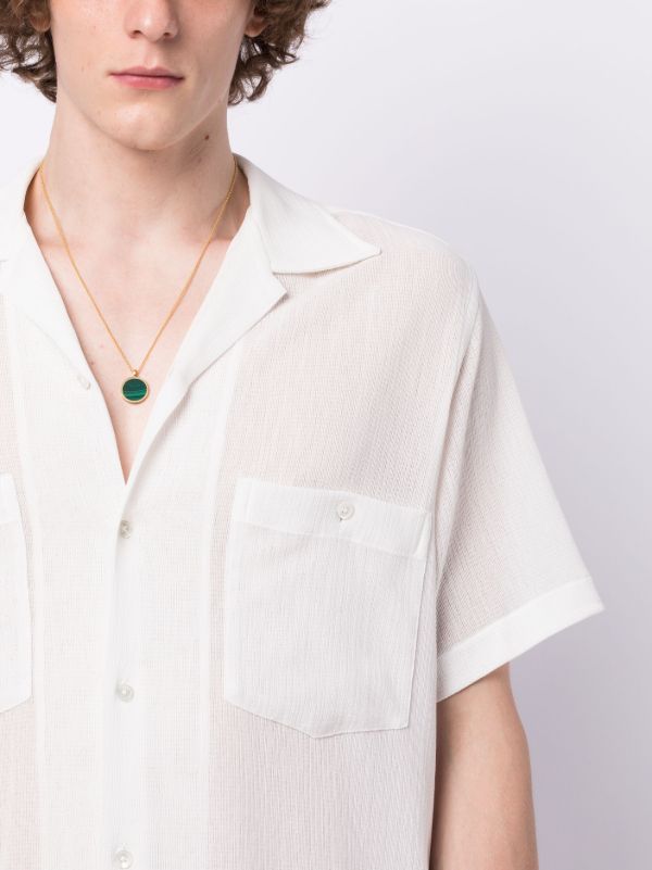 Tom Wood Gold-Tone Round Pendant Malachite Necklace | Browns Necklaces