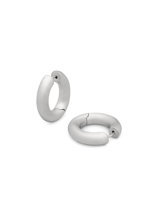 Tom Wood Satin Chunky Hoop Earrings | Browns Earrings