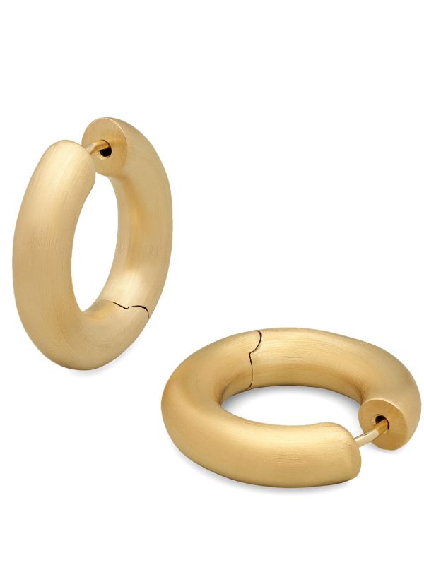 Tom Wood Satin Chunky Hoop Earrings | Browns Earrings