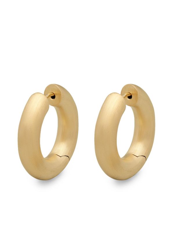 Tom Wood Satin Chunky Hoop Earrings | Browns Earrings
