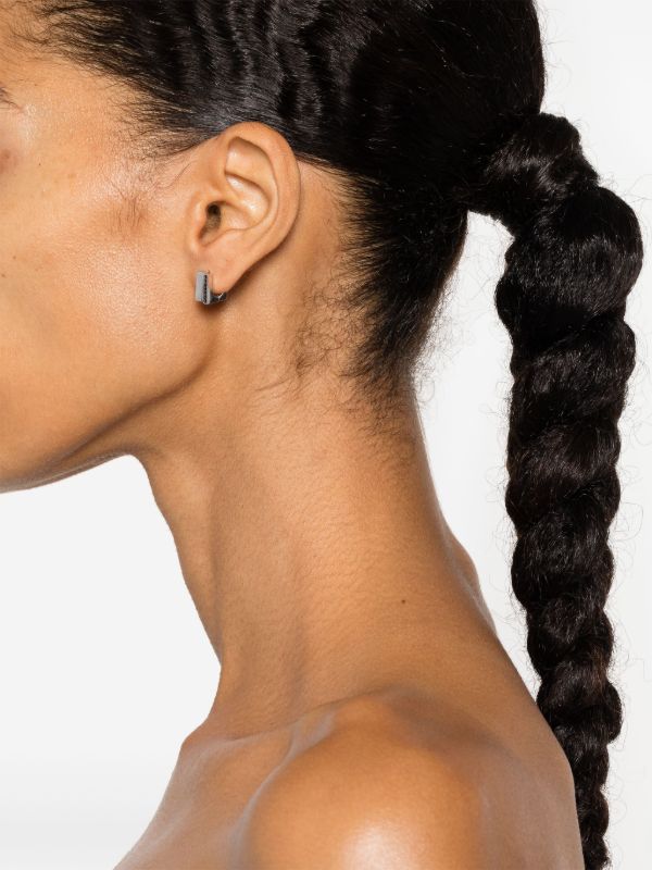 Tom Wood Step Duo Huggie Earrings | Browns Earrings