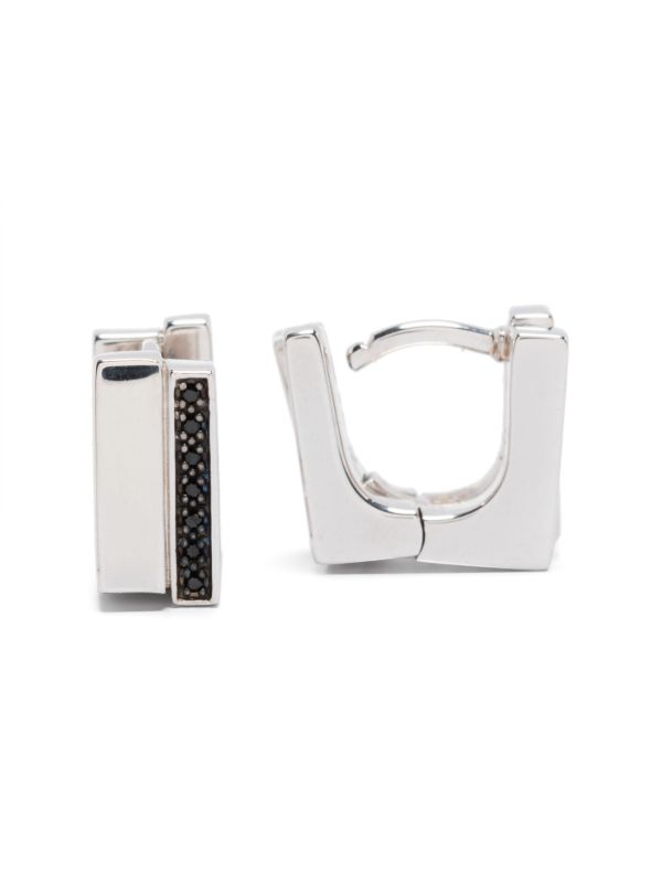 Tom Wood Step Duo Huggie Earrings | Browns Earrings