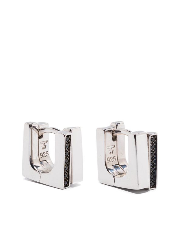 Tom Wood Step Duo Huggie Earrings | Browns Earrings
