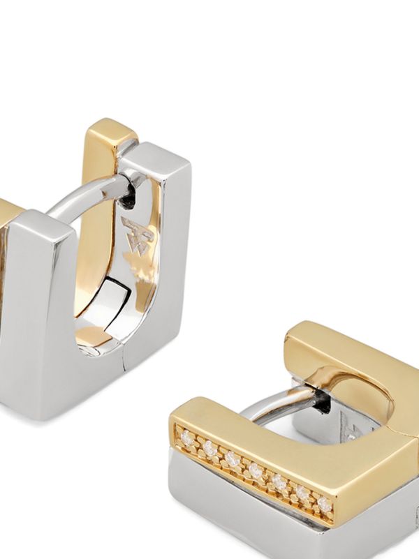 Tom Wood Step Huggies Earrings | Browns Earrings