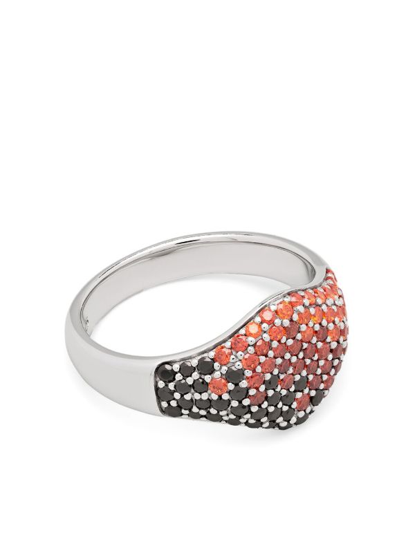 Tom Wood Sterling Silver Cocktail Sunset Ring | Browns Rings